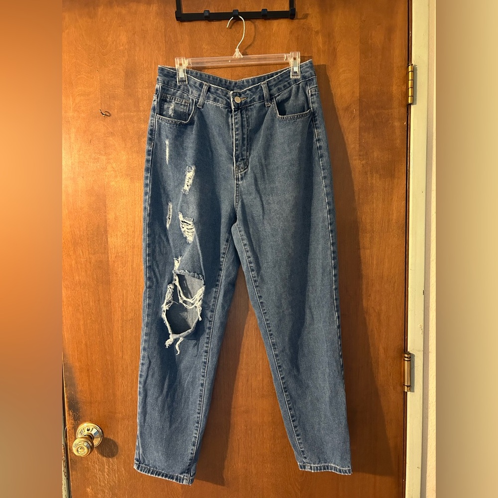 Shein Distressed Loose Fit Jeans